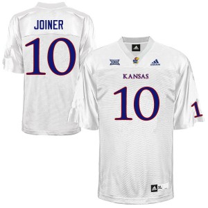 Men's Kansas #10 Jamarye Joiner White Stitch Jerseys 189837-569