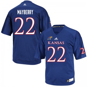 Men Kansas #22 Duece Mayberry Royal University Jerseys 179075-911