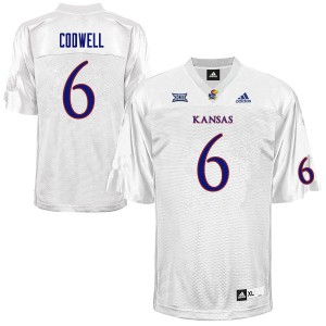 Men's Kansas #6 Jack Codwell White Stitch Jersey 250068-785