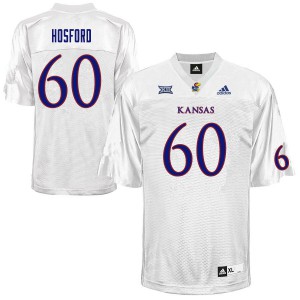 Men Kansas #60 Luke Hosford White Player Jerseys 887013-563