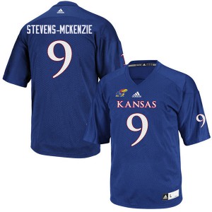 Men Kansas #9 Najee Stevens-McKenzie Royal Football Jerseys 679767-521