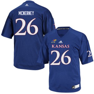 Womens Kansas #26 Cody McNerney Royal Football Jerseys 638686-447