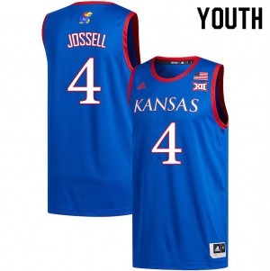 Youth Kansas #4 Latrell Jossell Royal Official Jerseys 144036-953