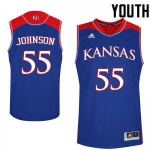 Youth Kansas #55 Tyler Johnson Royal High School Jersey 778342-101